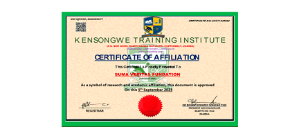 Certificate of Affiliation